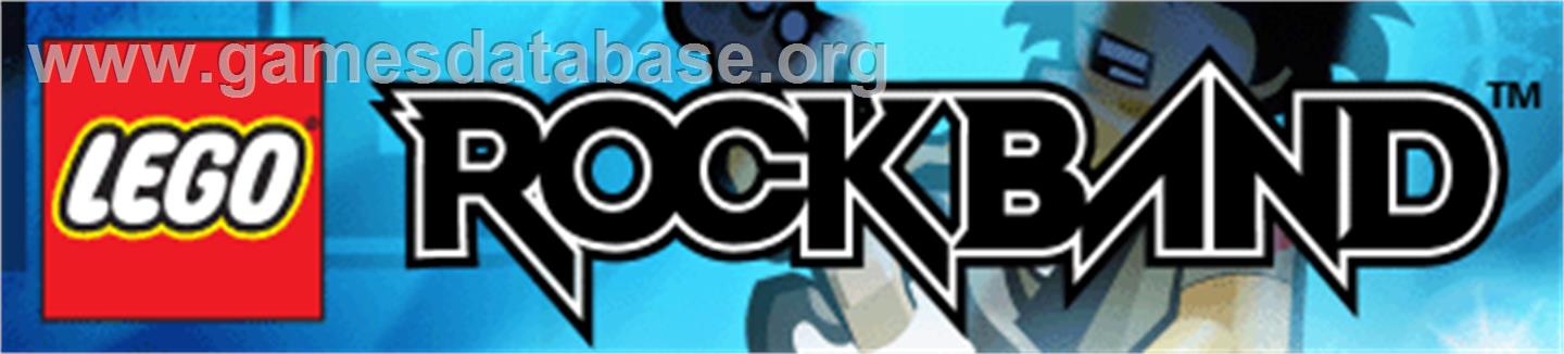 LEGO Rock Band - Microsoft Xbox 360 - Artwork - Banner