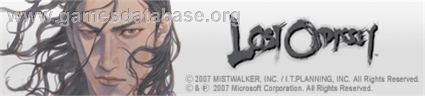 Lost Odyssey - Microsoft Xbox 360 - Artwork - Banner