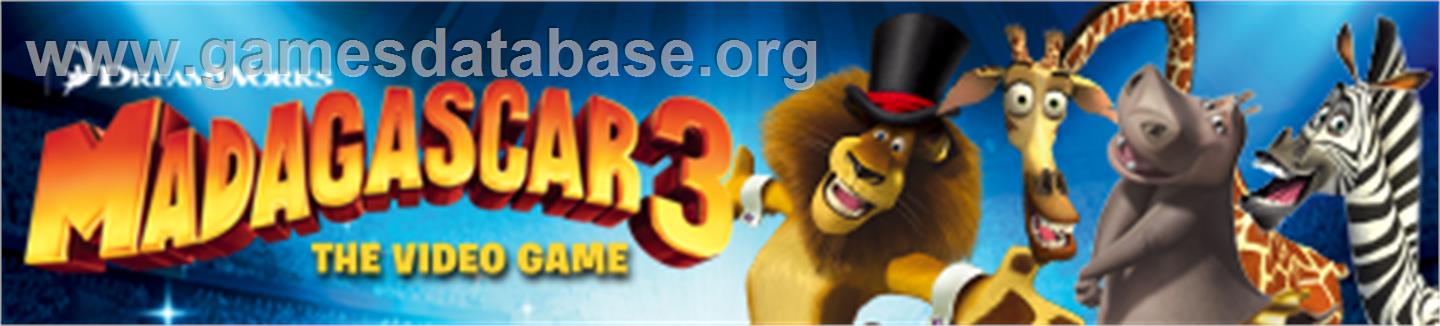 Madagascar 3: The Video Game - Microsoft Xbox 360 - Artwork - Banner