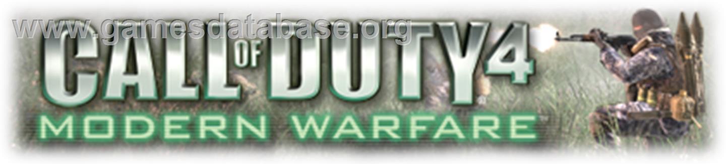 Modern Warfare® - Microsoft Xbox 360 - Artwork - Banner
