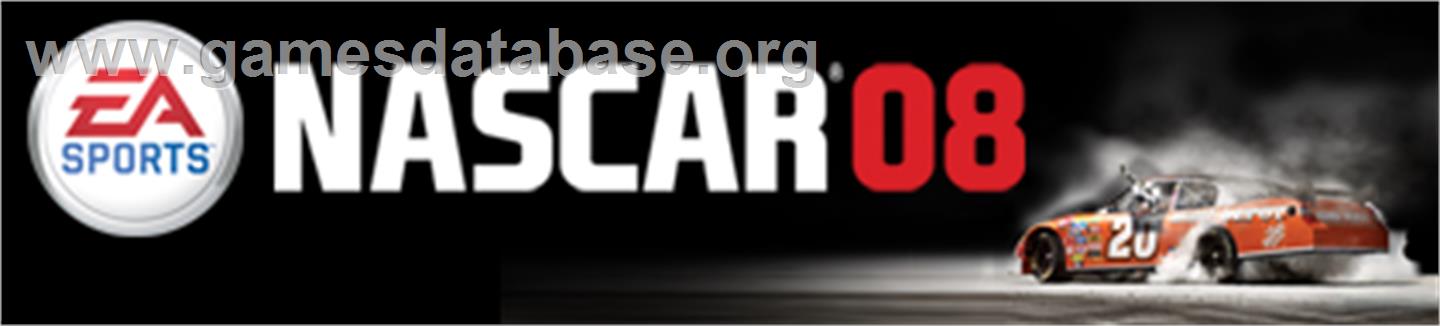 NASCAR® 08 - Microsoft Xbox 360 - Artwork - Banner
