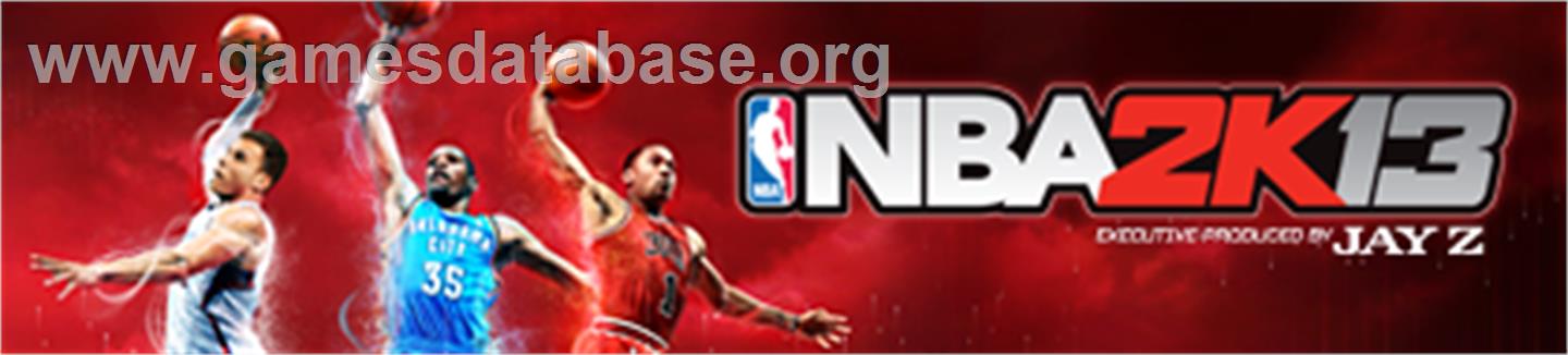 NBA 2K13 - Microsoft Xbox 360 - Artwork - Banner
