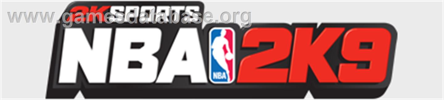 NBA 2K9 - Microsoft Xbox 360 - Artwork - Banner