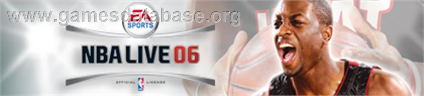 NBA LIVE 06 - Microsoft Xbox 360 - Artwork - Banner