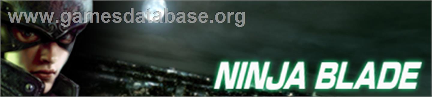 NINJA BLADE - Microsoft Xbox 360 - Artwork - Banner