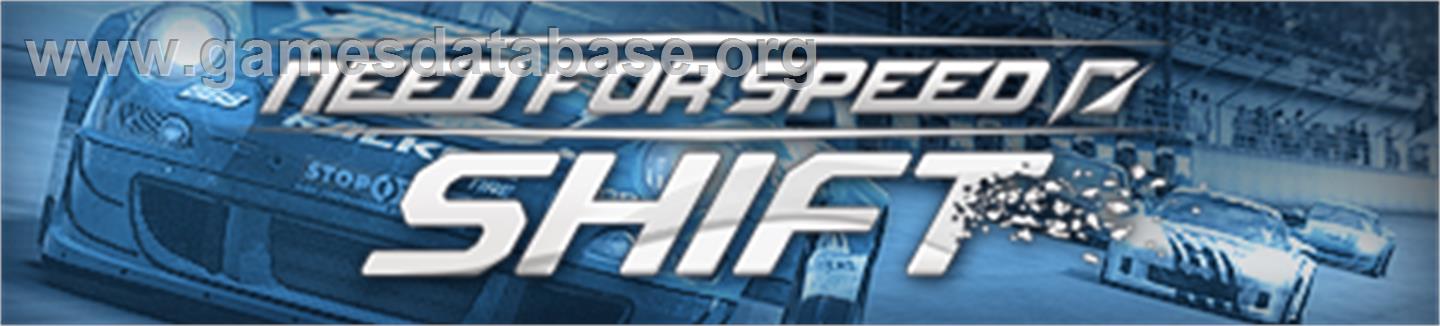 Need for Speed SHIFT - Microsoft Xbox 360 - Artwork - Banner