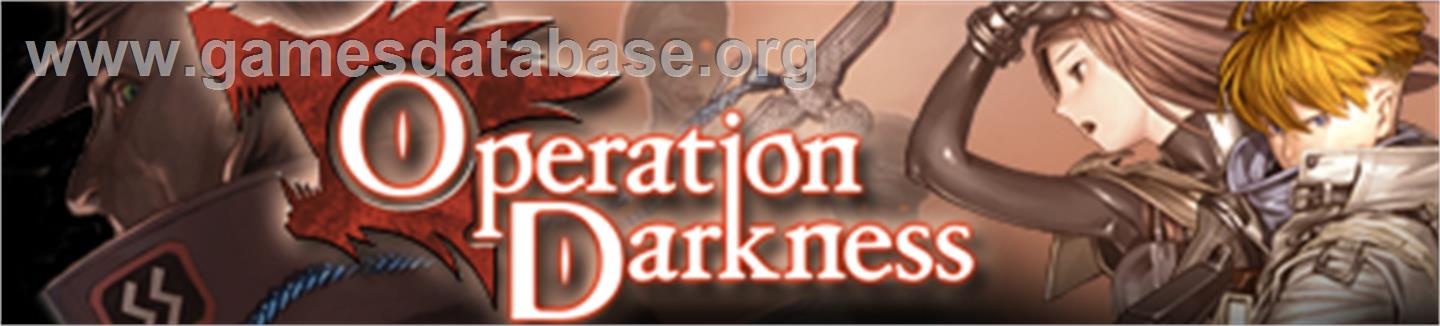 Operation Darkness(NA) - Microsoft Xbox 360 - Artwork - Banner