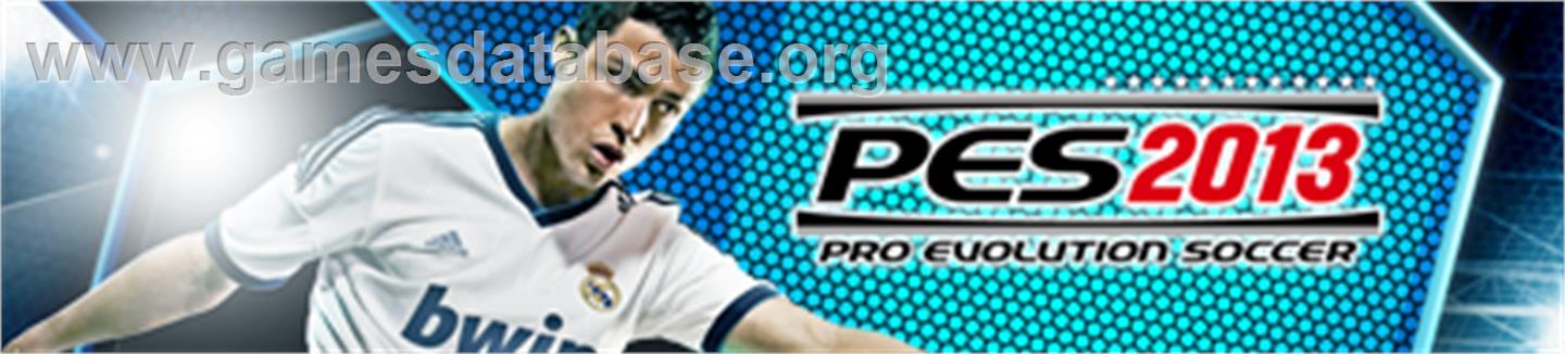 PES 2013 - Microsoft Xbox 360 - Artwork - Banner