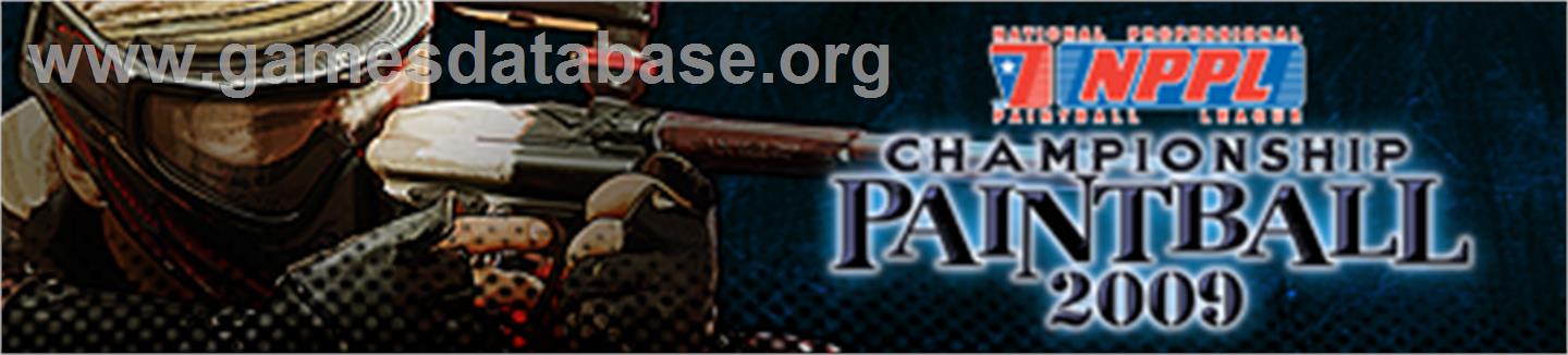 Paintball 2009 - Microsoft Xbox 360 - Artwork - Banner