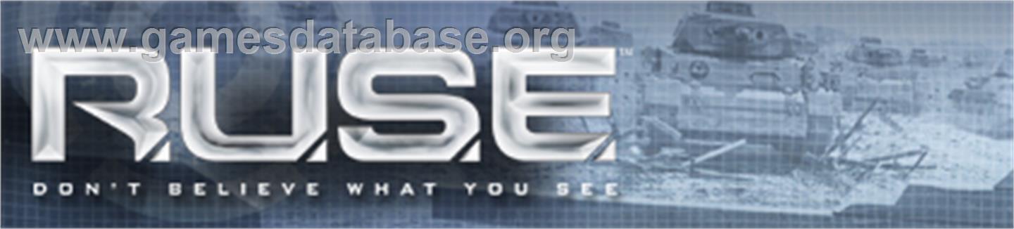 R.U.S.E. - Microsoft Xbox 360 - Artwork - Banner