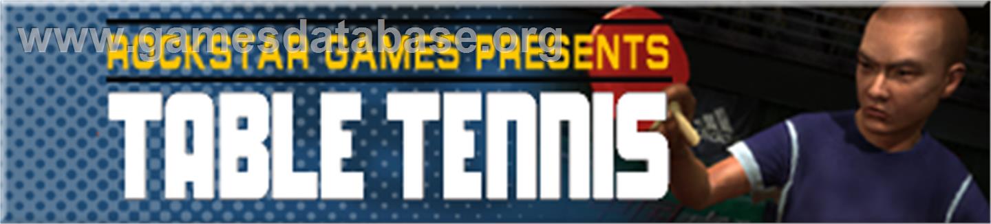 Rockstar Table Tennis - Microsoft Xbox 360 - Artwork - Banner