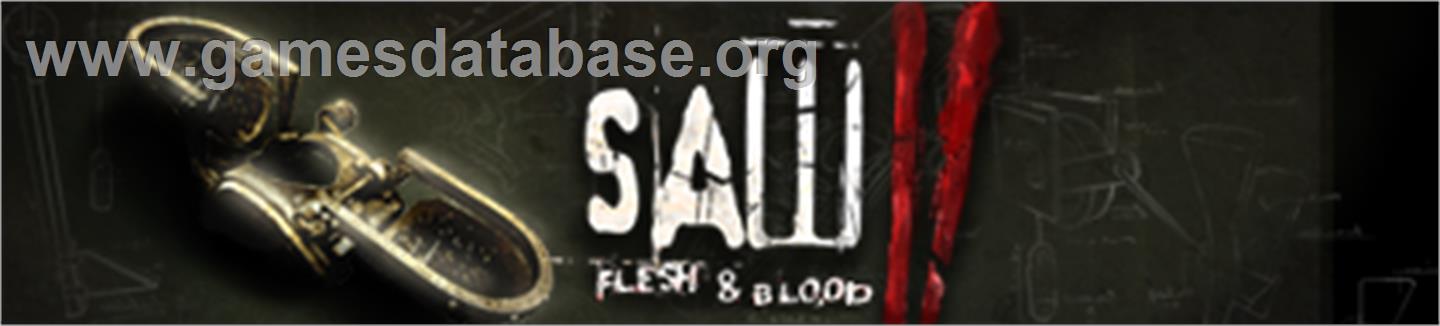 SAW II - Microsoft Xbox 360 - Artwork - Banner