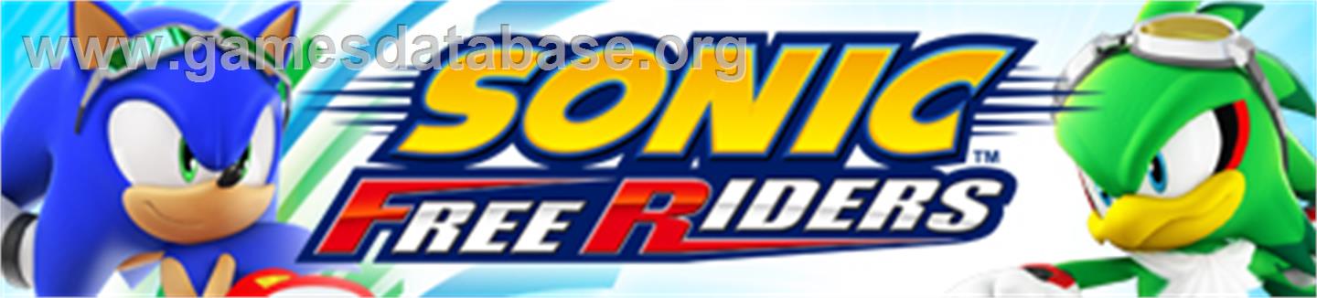 SONIC FREE RIDERS - Microsoft Xbox 360 - Artwork - Banner