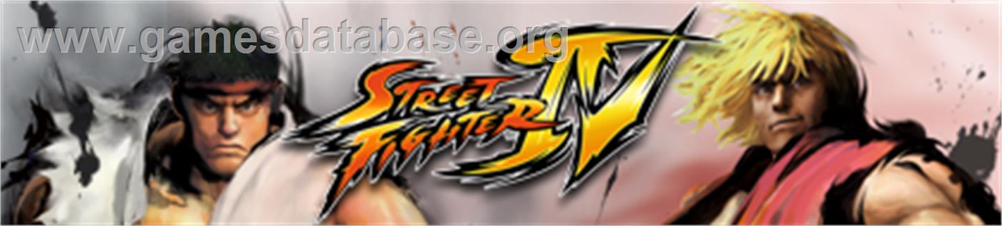 STREET FIGHTER IV - Microsoft Xbox 360 - Artwork - Banner