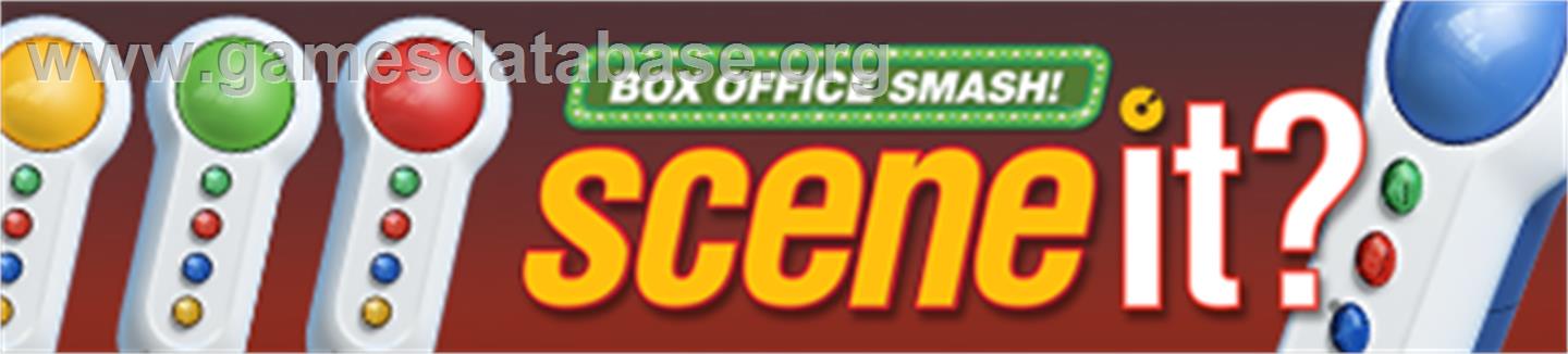 Scene It? BOS! - Microsoft Xbox 360 - Artwork - Banner