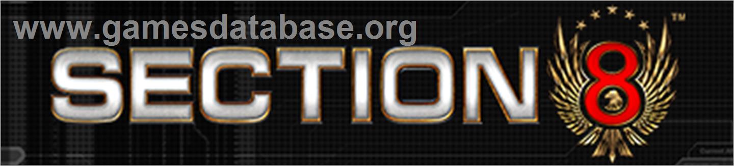 Section 8 - Microsoft Xbox 360 - Artwork - Banner