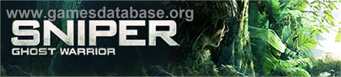 Sniper: Ghost Warrior - Microsoft Xbox 360 - Artwork - Banner