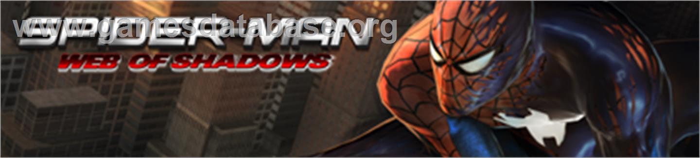 Spidey: Web of Shadows - Microsoft Xbox 360 - Artwork - Banner