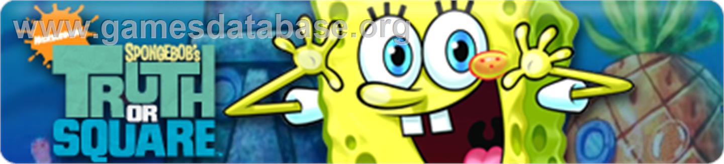 SpongeBob: Truth-Sq. - Microsoft Xbox 360 - Artwork - Banner