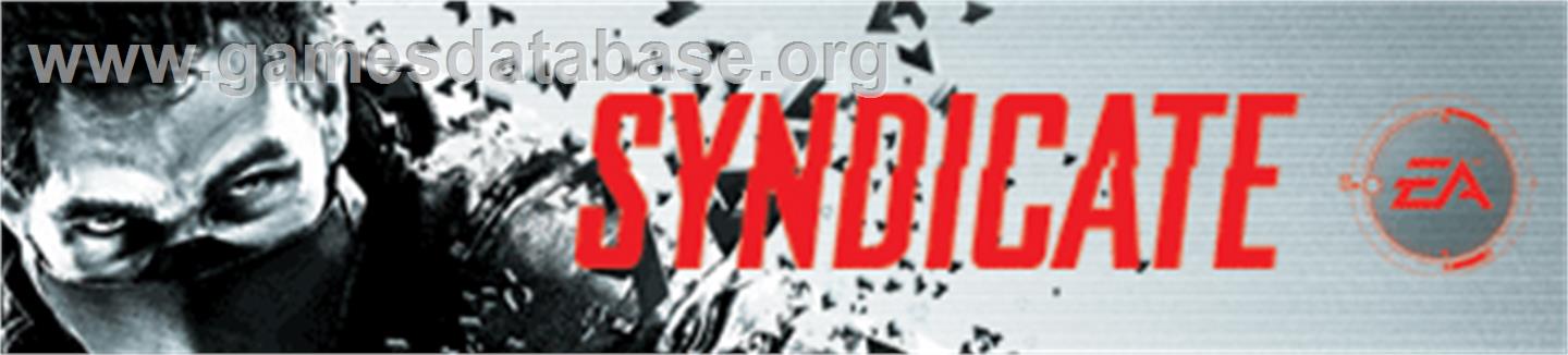 Syndicate - Microsoft Xbox 360 - Artwork - Banner