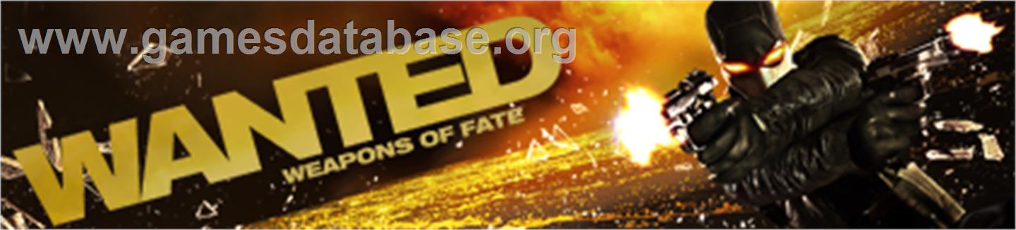 WANTED:Weapons of Fate - Microsoft Xbox 360 - Artwork - Banner