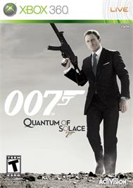 Box cover for 007 - Quantum Of Solace on the Microsoft Xbox 360.