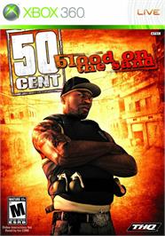 Box cover for 50 Cent - Blood On The Sand on the Microsoft Xbox 360.