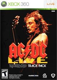 Box cover for Ac/dc Live - Rock Band Track Pack on the Microsoft Xbox 360.