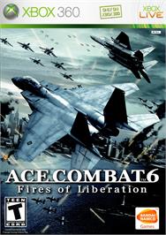 Box cover for Ace Combat 6 - Fires Of Liberation on the Microsoft Xbox 360.