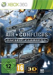 Box cover for Air Conflicts - Pacific Carriers on the Microsoft Xbox 360.