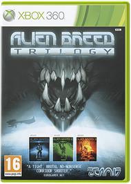 Box cover for Alien Breed Trilogy on the Microsoft Xbox 360.