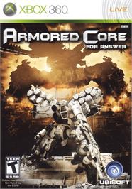 Box cover for Armored Core For Answer on the Microsoft Xbox 360.