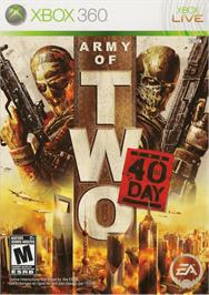 Box cover for Army Of Two - Le 40ème Jour on the Microsoft Xbox 360.
