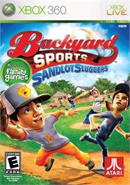 Box cover for Backyard Sports - Sandlot Sluggers on the Microsoft Xbox 360.