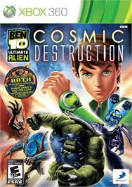 Box cover for Ben 10 Ultimate Alien - Cosmic Destruction on the Microsoft Xbox 360.
