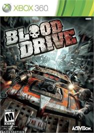 Box cover for Blood Drive on the Microsoft Xbox 360.