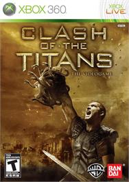 Box cover for CLASH OF THE TITANS on the Microsoft Xbox 360.
