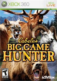 Box cover for Cabela's Big Game Hunter on the Microsoft Xbox 360.
