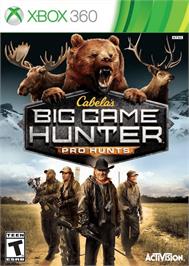 Box cover for Cabela's Big Game Hunter - Pro Hunts on the Microsoft Xbox 360.