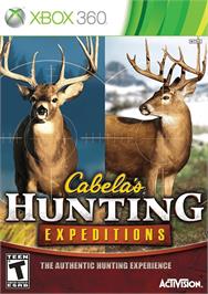 Box cover for Cabela's Hunting Expeditions on the Microsoft Xbox 360.