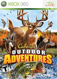 Box cover for Cabela's Outdoor Adventures on the Microsoft Xbox 360.