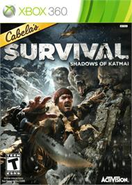 Box cover for Cabela's Survival - Shadows Of Katmai on the Microsoft Xbox 360.