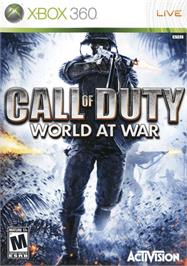 Box cover for Call Of Duty - World At War on the Microsoft Xbox 360.