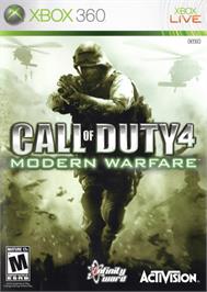 Box cover for Call Of Duty 4 - Modern Warfare on the Microsoft Xbox 360.