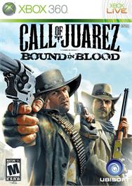 Box cover for Call Of Juarez - Bound In Blood on the Microsoft Xbox 360.