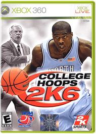 Box cover for College Hoops 2K6 on the Microsoft Xbox 360.