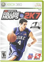 Box cover for College Hoops 2K7 on the Microsoft Xbox 360.