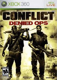 Box cover for Conflict - Denied Ops on the Microsoft Xbox 360.