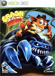 Box cover for Crash Of The Titans on the Microsoft Xbox 360.