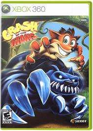 Box cover for Crash Of The Titans on the Microsoft Xbox 360.